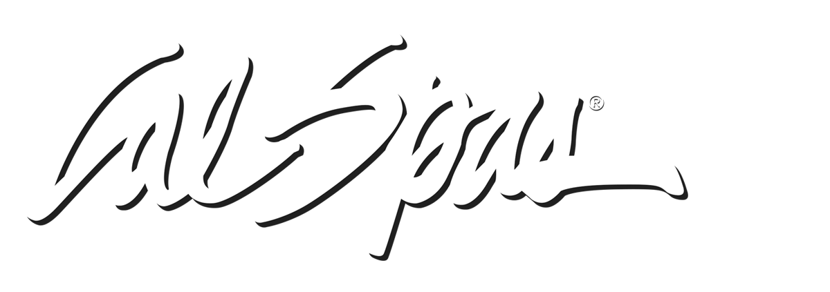 Calspas White logo hot tubs spas for sale El Monte